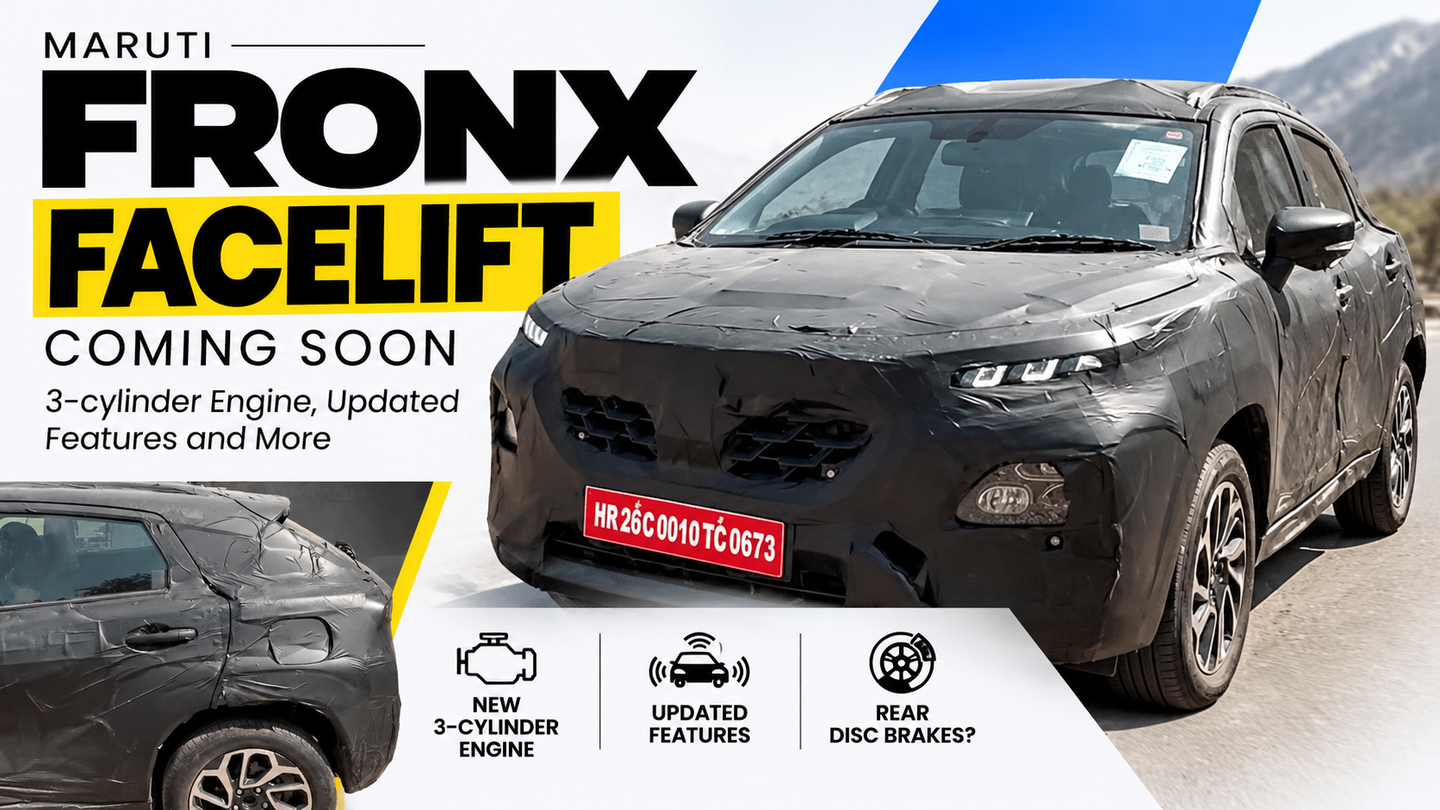 Maruti Fronx Facelift Coming Soon: 3-cylinder Engine, Updated Features and More